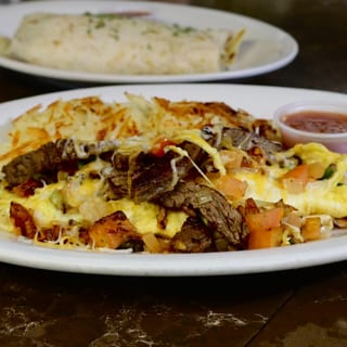 Beef Fajita Omelette