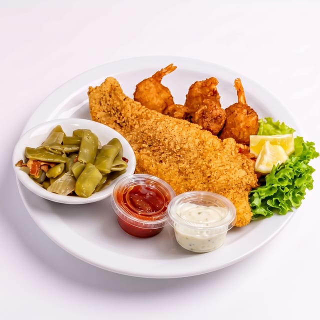 Catfish and Shrimp.